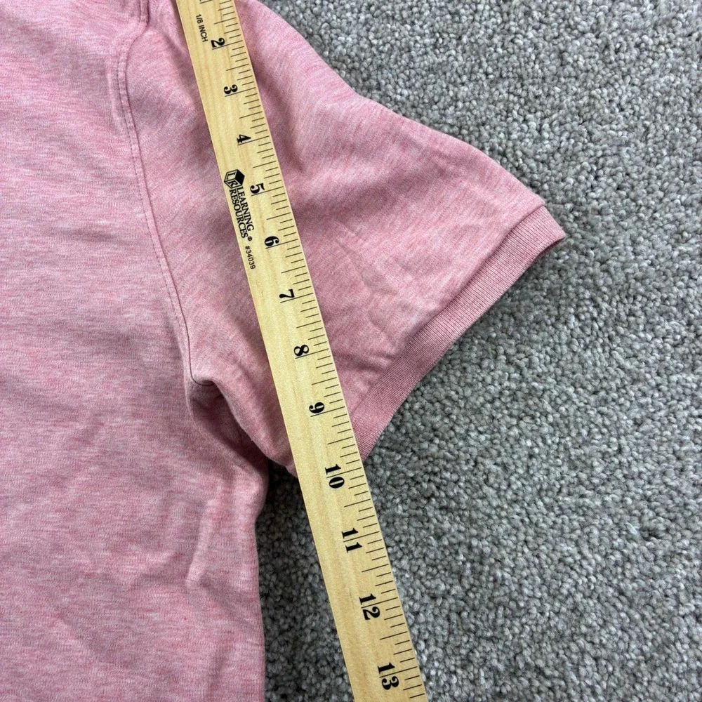 Banana Republic Luxury Touch Performance Polo Shirt Mens XLT Pink Heather Golf‎
